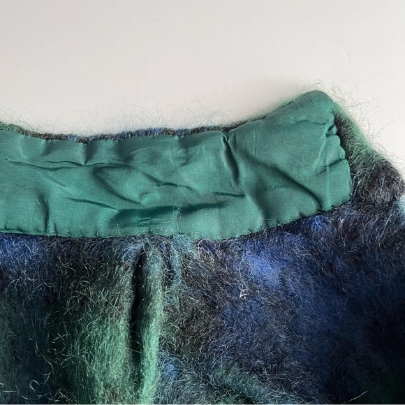 Vintage Robert Burns Mohair Black Watch cape - Picture 9 of 11